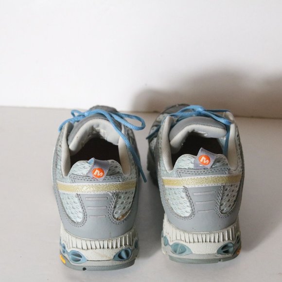 Merrell Womens Overdrive Sky Blue Bungee Hiking Shoes Size 7.5 Open Mesh Gray - Picture 4 of 8